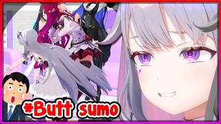[ENG SUB/Hololive] Biboo officially "WON" the strongest butt in HoloEN title