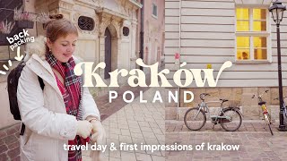 First impressions of Kraków Poland! ✸ Travel day (A Budget Backpacking Trip!)