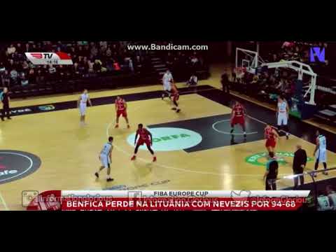 Basquetebol, 4ª jornada da FIBA Europe Cup: BC Nevezis 94-68 SL Benfica