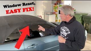 How To Fix Your 2005-2009 Ford Mustang Window Not Rolling All the Way Up - EASY/QUICK FIX!