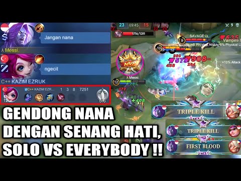 TOP GLOBAL MOSKOV KETEMU CHEATER PAKAI NANA !! TETAP AJA GW GENDONG WKWK - MLBB