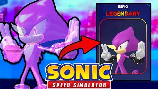 How To Unlock Invisible Espio Skin & Use NEW Drop Dash! (Sonic Speed Simulator)