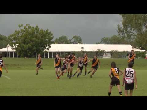 Nightcliff 2 v Southern Districts 2; U16 Leverence Grand Final; TIO NTFL 2015/16 Q1