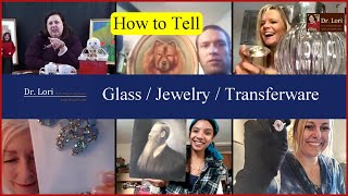 How to Tell Transferware, Glass Pitchers, Costume Jewelry | Shop Goodwill Finds | Ask Dr. Lori