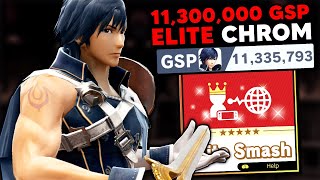 This is what an 11,300,000 GSP Chrom looks like in Elite Smash