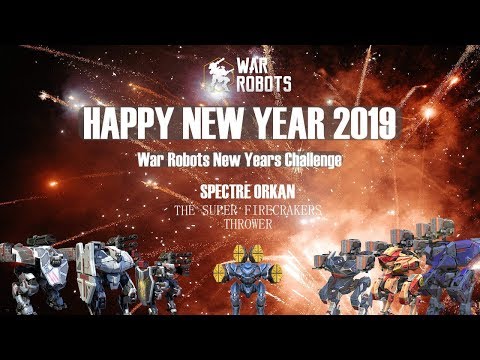 War Robots New Years | Spectre Orkan The Firecrackers Robots