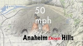 preview picture of video 'Anaheim DOWN Hills on a recumbent Catrike'
