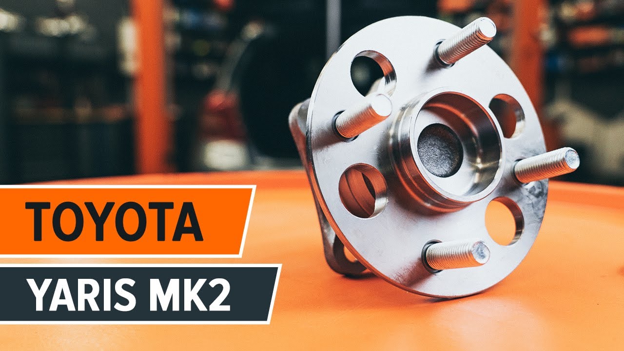 Cómo cambiar: cojinete de rueda de la parte trasera - Toyota Yaris Mk2 | Guía de sustitución