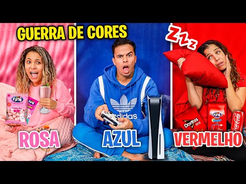 PASSAMOS A NOITE EM UMA FESTA DO PIJAMA DE CORES! - MUITO ÉPICO!