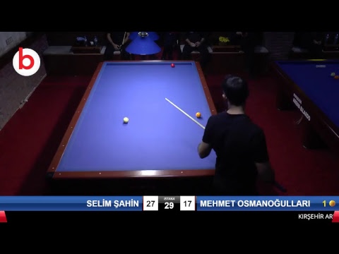 SELİM ŞAHİN & MEHMET OSMANOĞULLARI Bilardo Maçı - 4. NEŞET ERTAŞ TURNUVASI-1.TUR