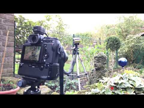 Entfesseltes Blitzen mit Sonnenschein-Effekt