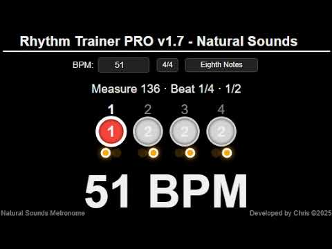 51 BPM  Eighth Notes