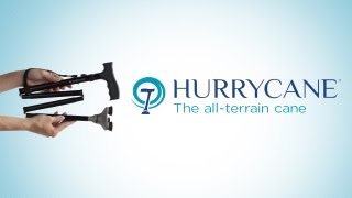 Drive Medical Hurrycane Freedom Edition All-Terrain Walking Cane HCANE-BK