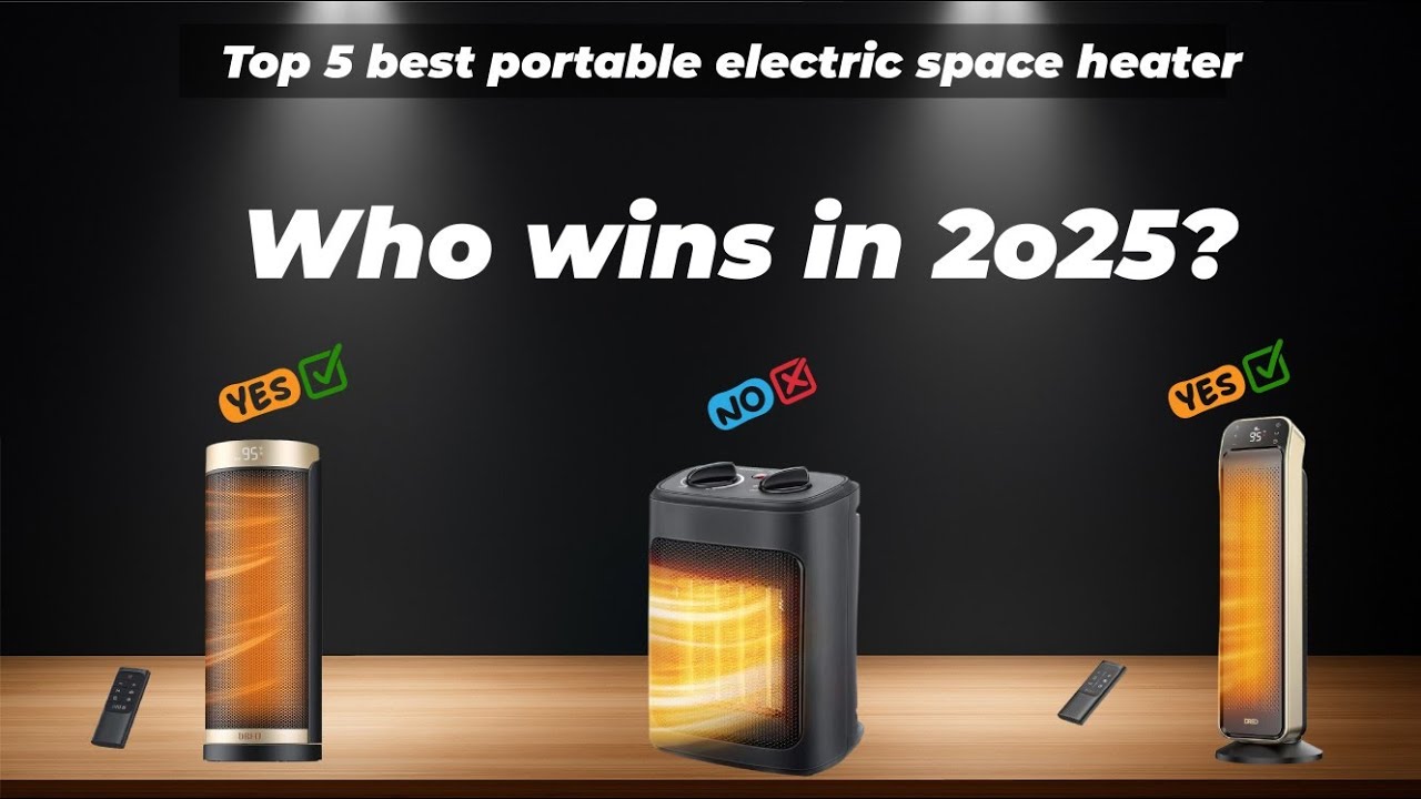 ✅Top 5 best portable electric space heater [Watch This Before You Make a Choice!]
