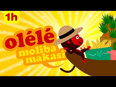 Olélé moliba makasi 🌴🌴🌴 et une heure de petites comptines africaines pour bébé en français