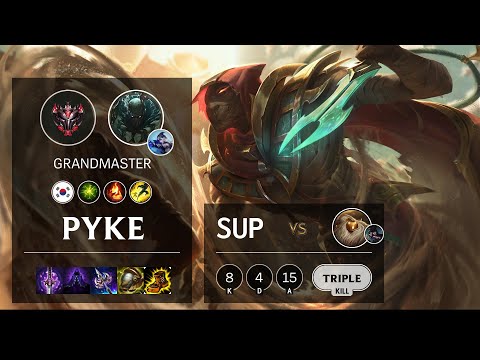 Pyke Support vs Bard - KR Grandmaster Patch 10.19