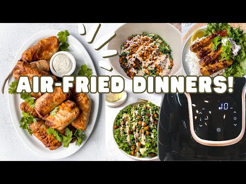3 AIR FRYER DINNER RECIPES!