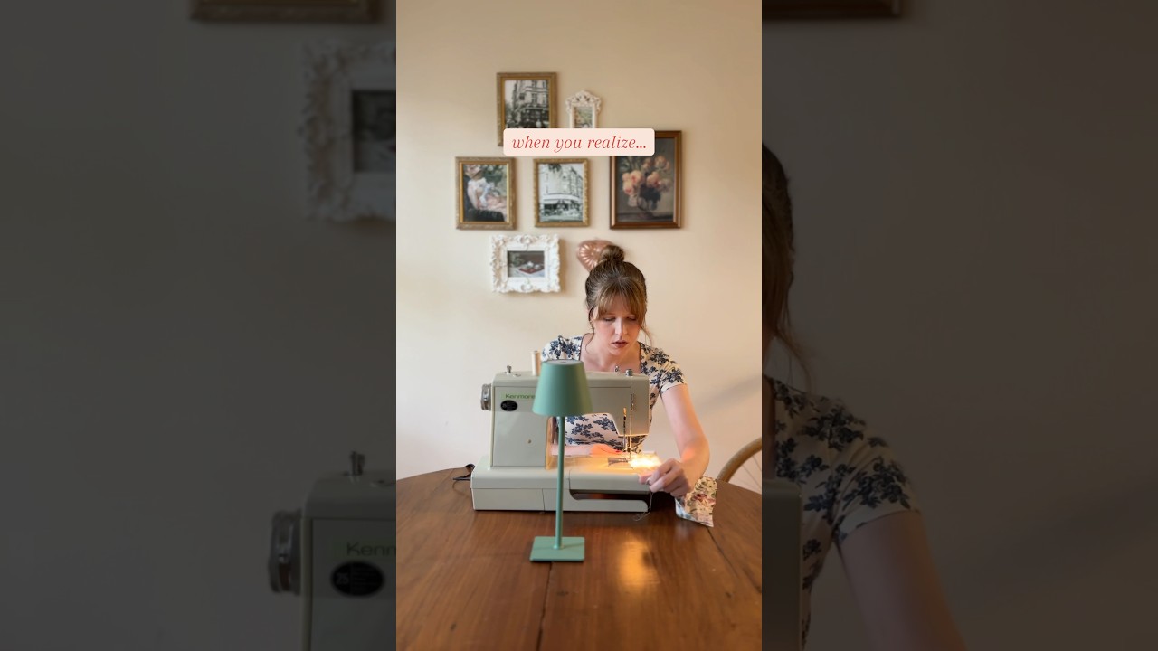 Every sewist knows the frustration! 😅😭😂 #sewing #diysewing