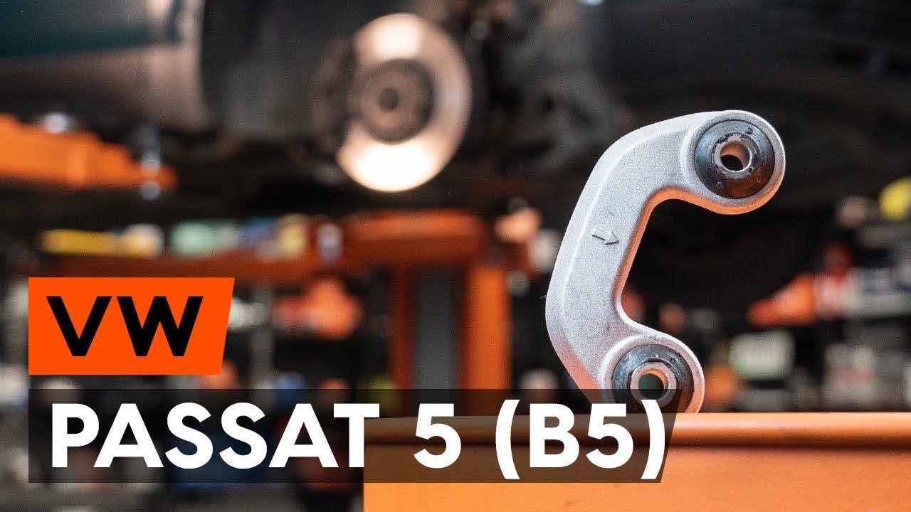 Jak vyměnit přední tyčky stabilizátora na VW Passat B5 Variant – návod k výměně