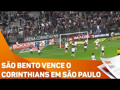 São Bento vence o Corinthians em São Paulo - TV SOROCABA/SBT