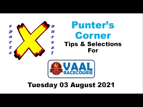 Punter's Corner - Free Tips and Selections - Vaal Racecourse Tuesday 03 August 2021