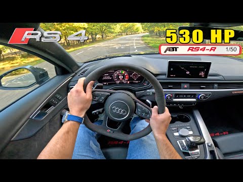 530HP Audi RS4-R ABT POV Test Drive 0-100 Launch Control