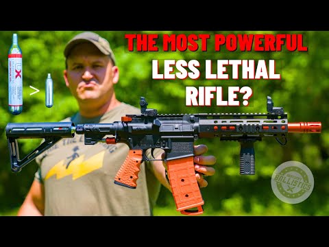 The Less Lethal AR-15 (The Most POWERFUL Less Lethal Rifle ???)