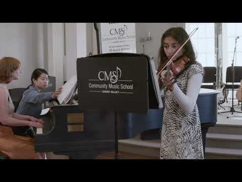 2023 CMS Faculty-Student Recital - Concerto A Minor, Allegro assai by Bach - Shriya Chitta, violin
