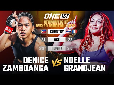 Denice Zamboanga vs Noelle Grandjean full fight