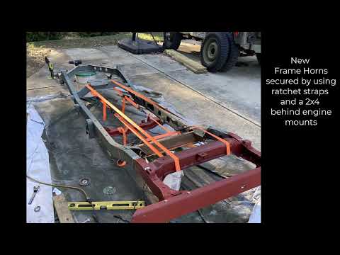 Ford GPW Front Frame Horn Restoration