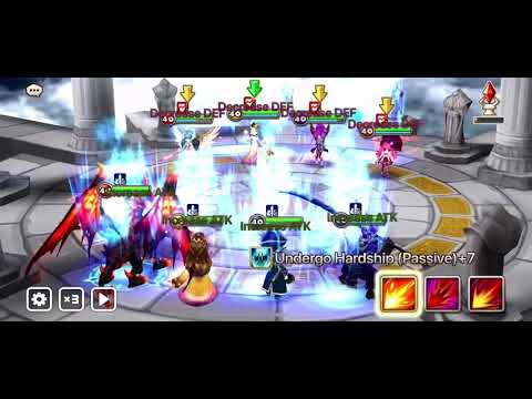 Summoners War - Water Onimusha (Suiki) arena damage test