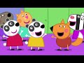 Peppa Pig Meets Peggi And Pandora Panda Peppa Pig Full Episodes Family Kids Cartoons