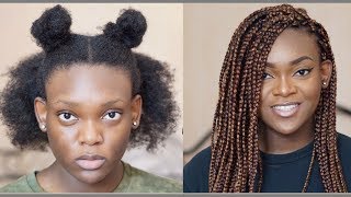 HOW TO BOX BRAID + HOW TO CUSTOMIZE YOUR KANEKALON HAIR COLOR