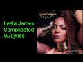 Leela James Complicated W Lyrics