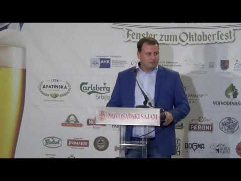 Novosadski Oktoberfest 2018 - Otvaranje - Slobodan Cvetković, direktro Novosadskog sajma