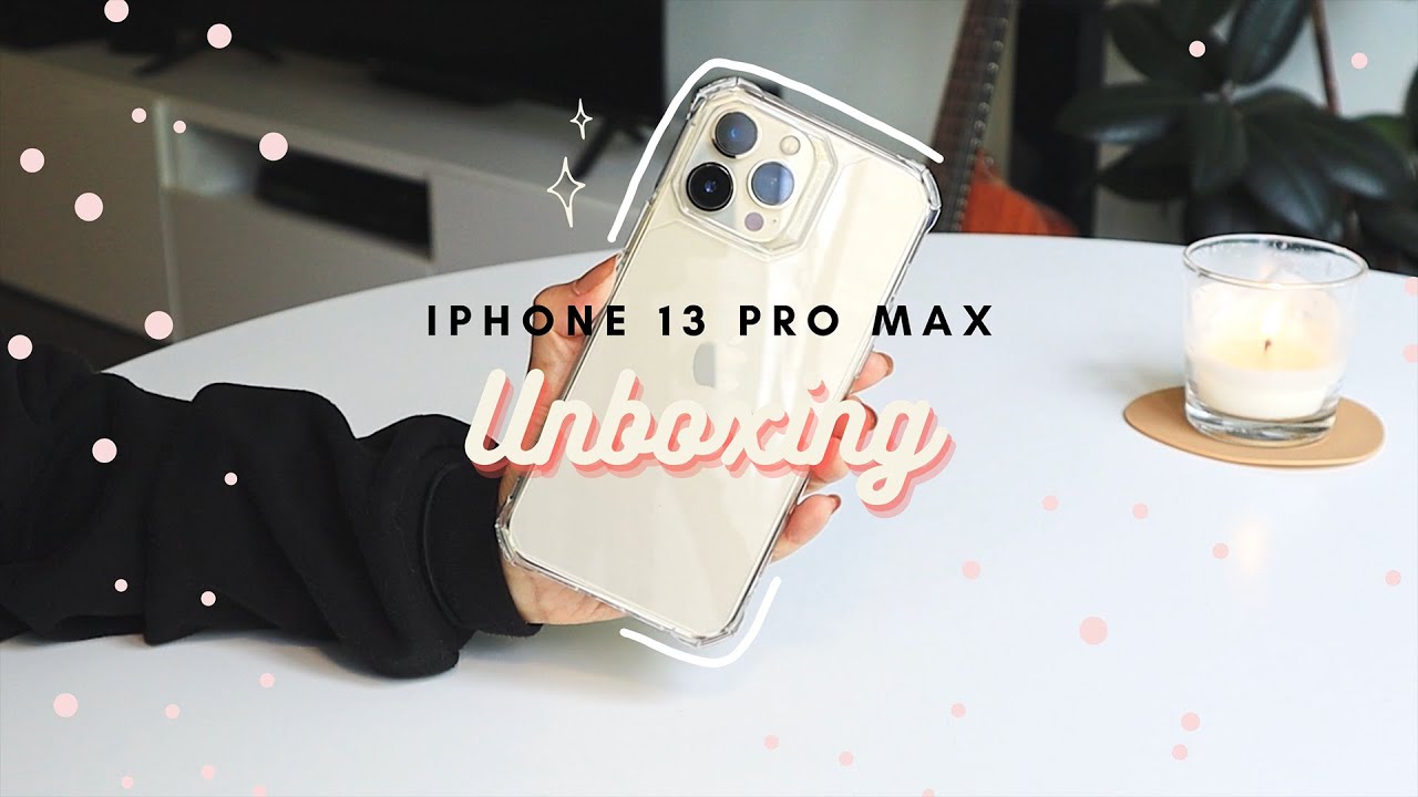 🍎 NEW IPHONE 13 PRO MAX UNBOXING | 256GB Gold | Comparison with 7+ in size 💕