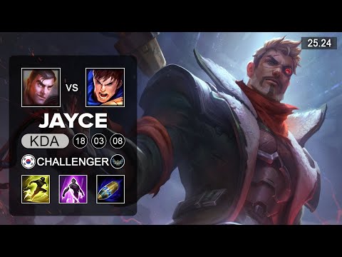 Jayce vs Garen TOp - KR Challenger - Patch 25.24 Season 15