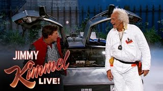 Marty McFly &amp; Doc Brown Visit Jimmy Kimmel Live