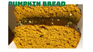 Pumpkin Bread - Makes 2 loaves by 100% whole wheat flour. Beautiful texture! #gracespolarisland