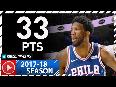 Joel Embiid Full Highlights vs Lakers (2017.12.07) - 33 Pts, 7 Reb, 6 Ast, 5 Blocks