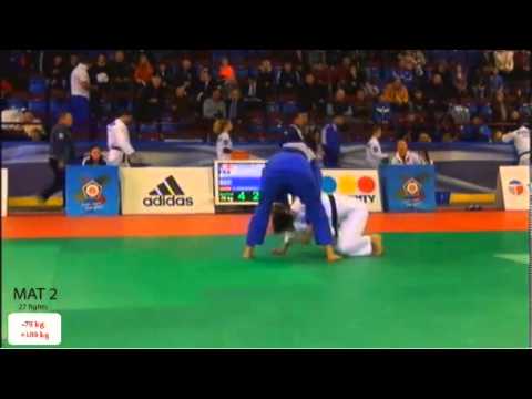 European Judo Open Men & Women Minsk 2013 Semifinal -70kg FICHOT (FRA) - LISEWSKI (GER)