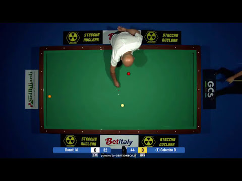 COLOMBO vs DONATI - Campionato Italiano Biliardo 1^Cat.Torino 2017 @TREDICALCIO
