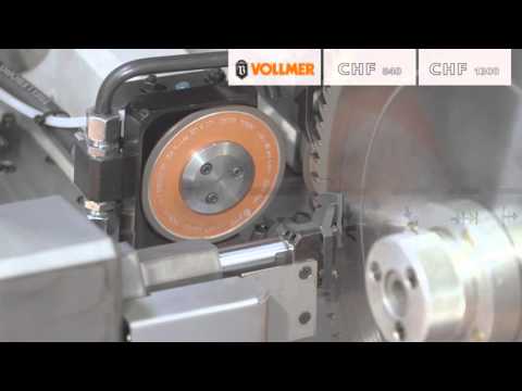 Machine for sharpening circular saws