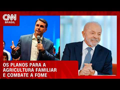 Agricultura familiar e fome: o que Flávio Bolsonaro e Lula propõem | CNN AGRO NEWS