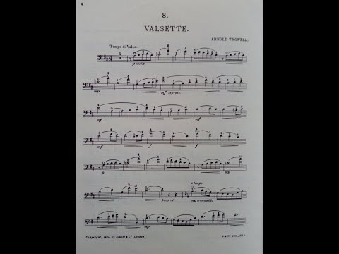 Valsette Trowell violoncelle seul
