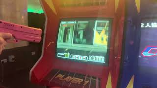Time Crisis 2 1cc 1 credit clear 1100630 points by Sam Smith at Arcade Club Blackpool