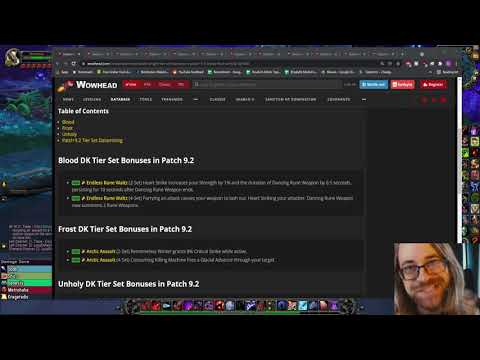 My Thoughts on Every Tier Set Bonus - Shadowlands 9.2 PTR Eternity's End