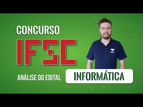 Concurso IFSC 2019: Análise do Edital | Informática