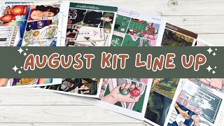 August 2025 7x9 Vertical Planner Weekly Kit Lineup