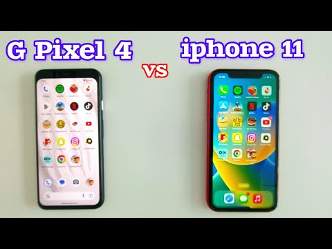 iphone 11 VS Pixel 4 in 2023 || Speed Test